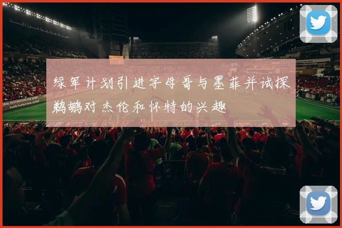 绿军计划引进字母哥与墨菲并试探鹈鹕对杰伦和怀特的兴趣
